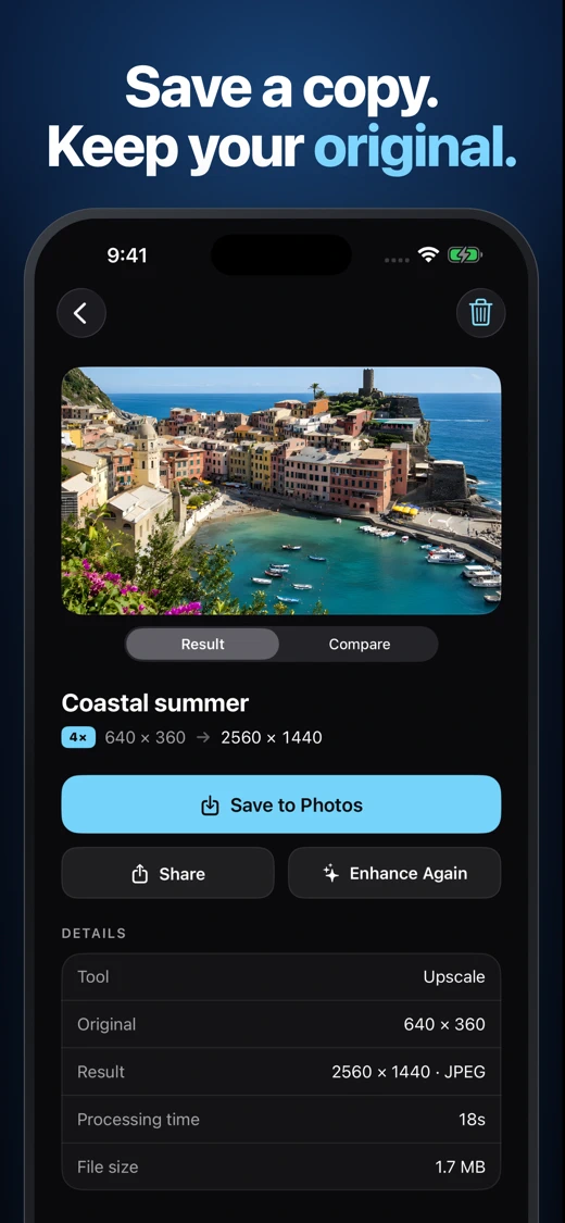 Local Photo Upscaler screenshot 7