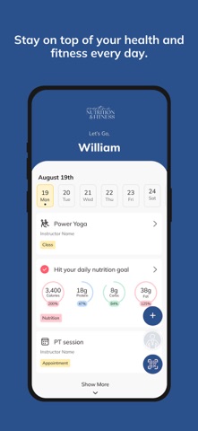 Overtime Nutrition and Fitness screenshot 2