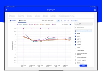 ContainerLINK™ iPad screenshot