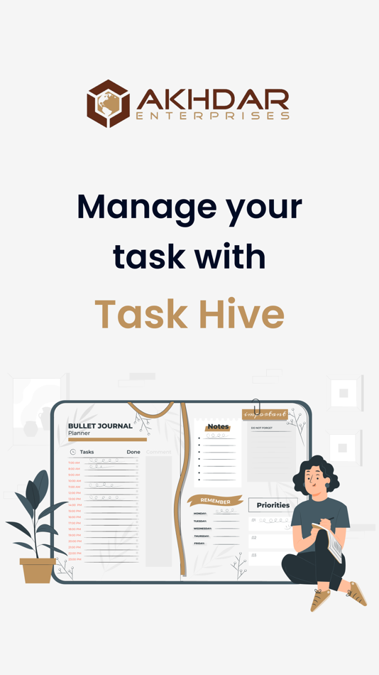 #1. Task Hive (iOS) Podle: Akhdar Enterprises LLC