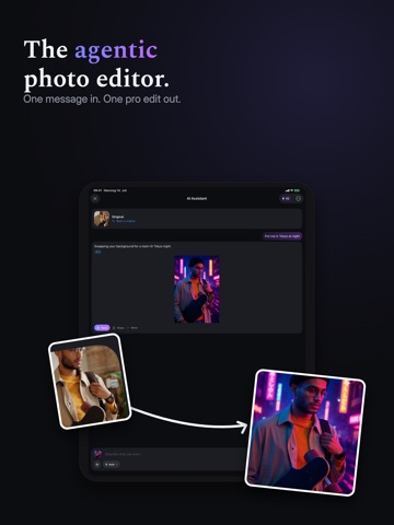 Photo Studio - AI Image Editor iPad screenshot