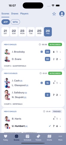 Cincinnati Open iPhone screenshot 7