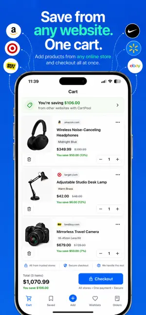 CartPool: Universal Cart screenshot 2