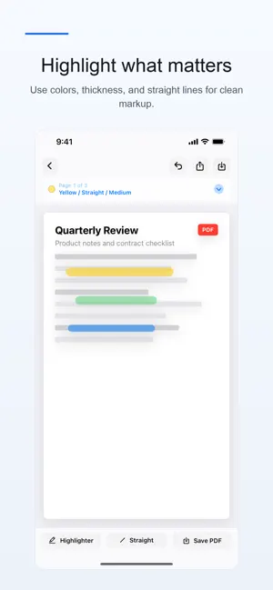 PDF Highlighter & Markup screenshot 2