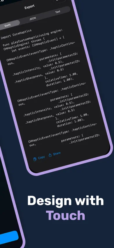 HapticCode screenshot 2