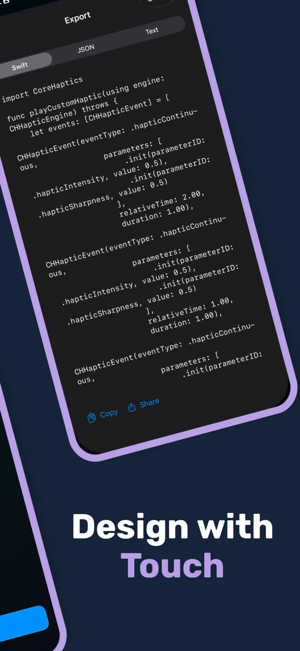 #2. HapticCode (iOS) Ved: Arpad Larrinaga Aviles
