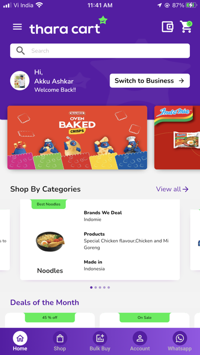 Thara Cart Marketplace Screenshot