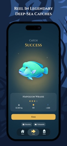Ocean's Bounty - Fishing Game iPhone screenshot
