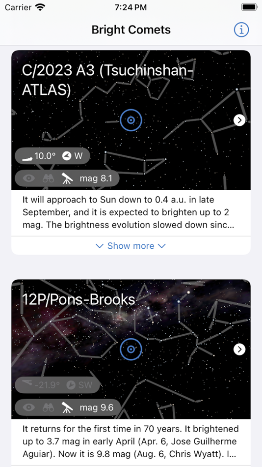 #2. Bright Comets (iOS) 由: Hanno Rein