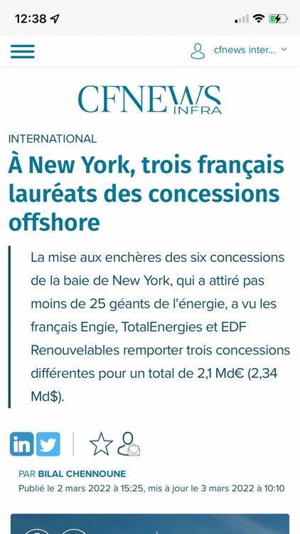CFNEWS INFRA