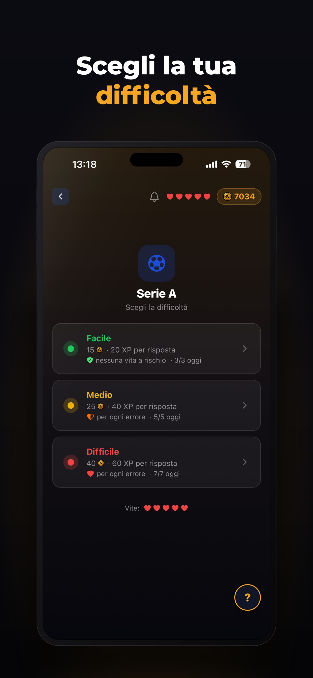 CalcioQuiz - Quiz Calcio screenshot 6