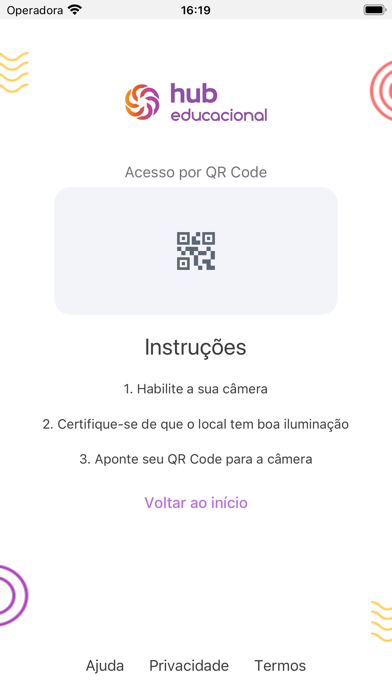 Hub Educacional Screenshot