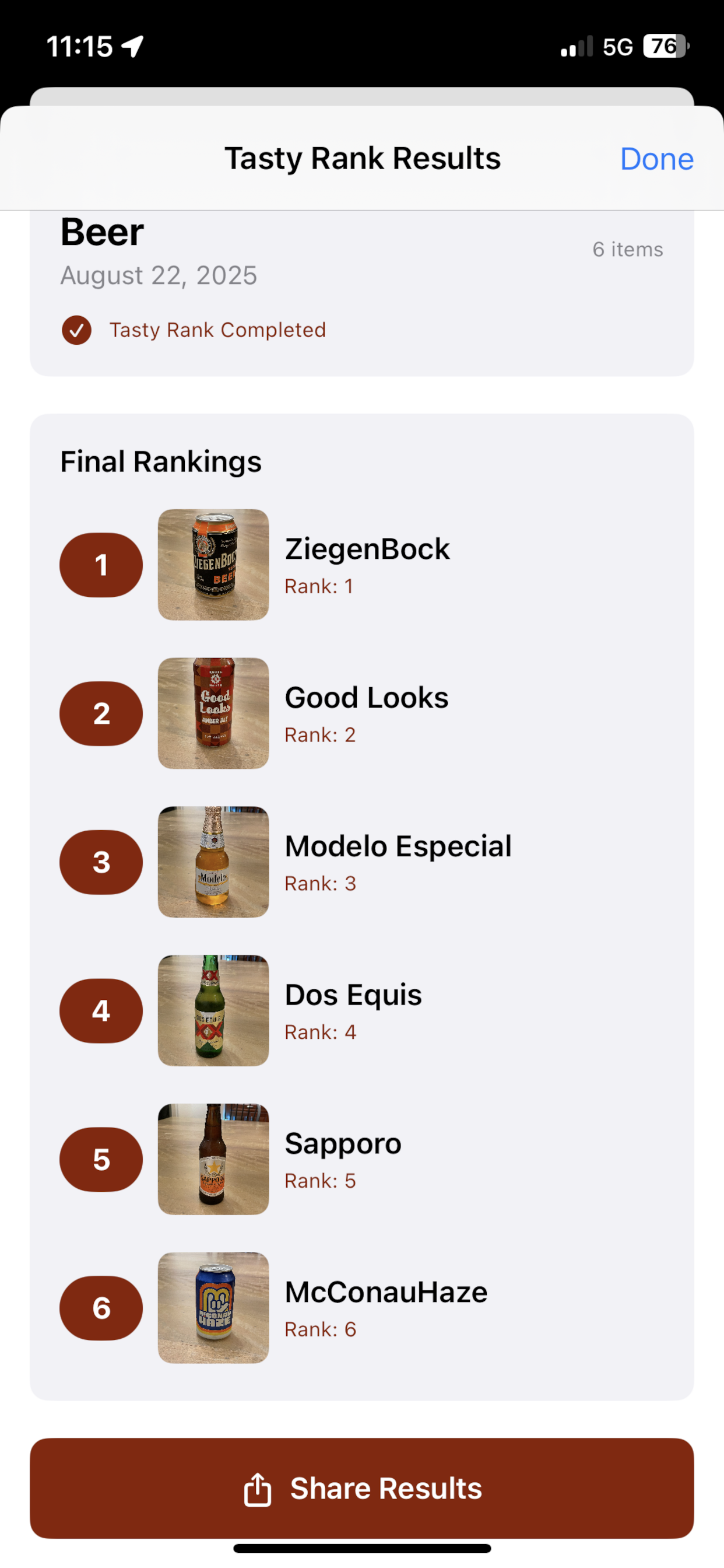 Tasty Ranks screenshot 4