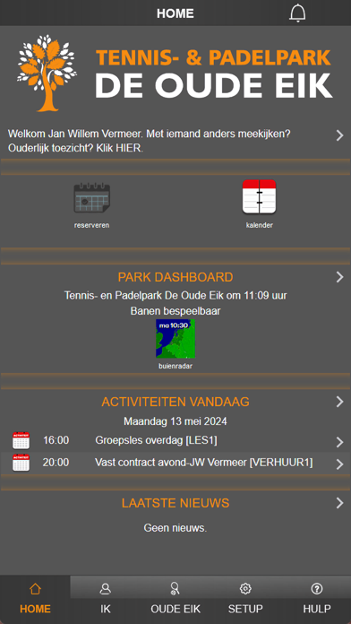 Tennis & Padelpark De Oude Eik Screenshot
