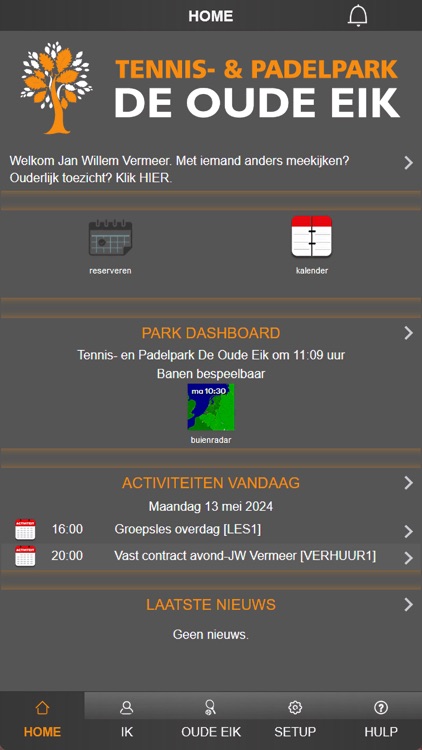 Tennis & Padelpark De Oude Eik
