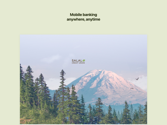 Salal Credit Union iPad screenshot 1 - Finance app