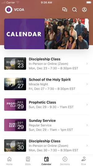 Victory Church of Alexandria screenshot 2