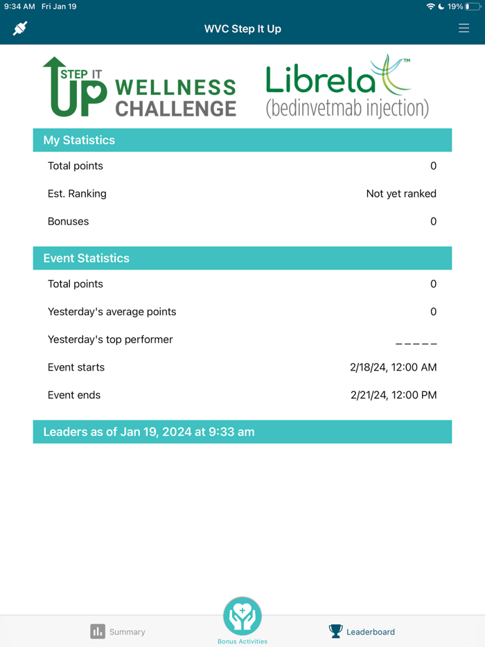 WVC Step It Up Challenge