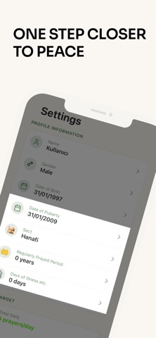 Peace: Missed Prayer Tracking Screenshot 3 of 6