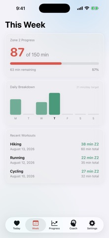 Zone 2: Heart Rate Trainer Screenshot 2 of 5