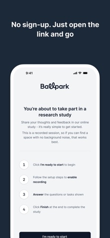 Ballpark Research screenshot