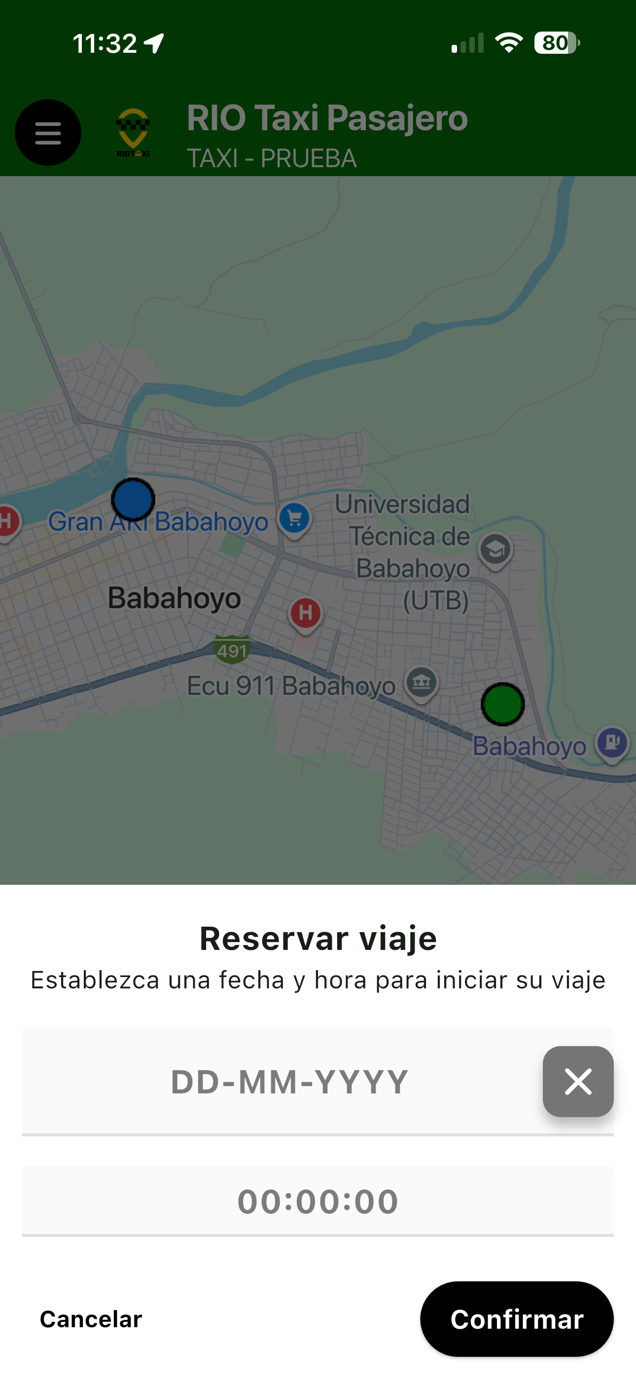 RIO Taxi Pasajero