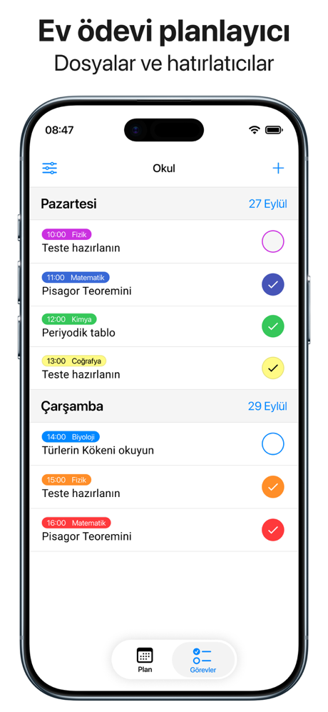 Günlük Ajanda Takvim Plan screenshot 3
