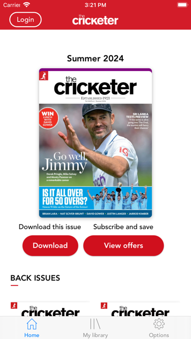 The Cricketer Magazine Screenshot