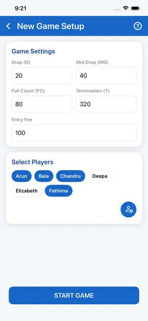 Rummy Score & Points Tracker screenshot 2