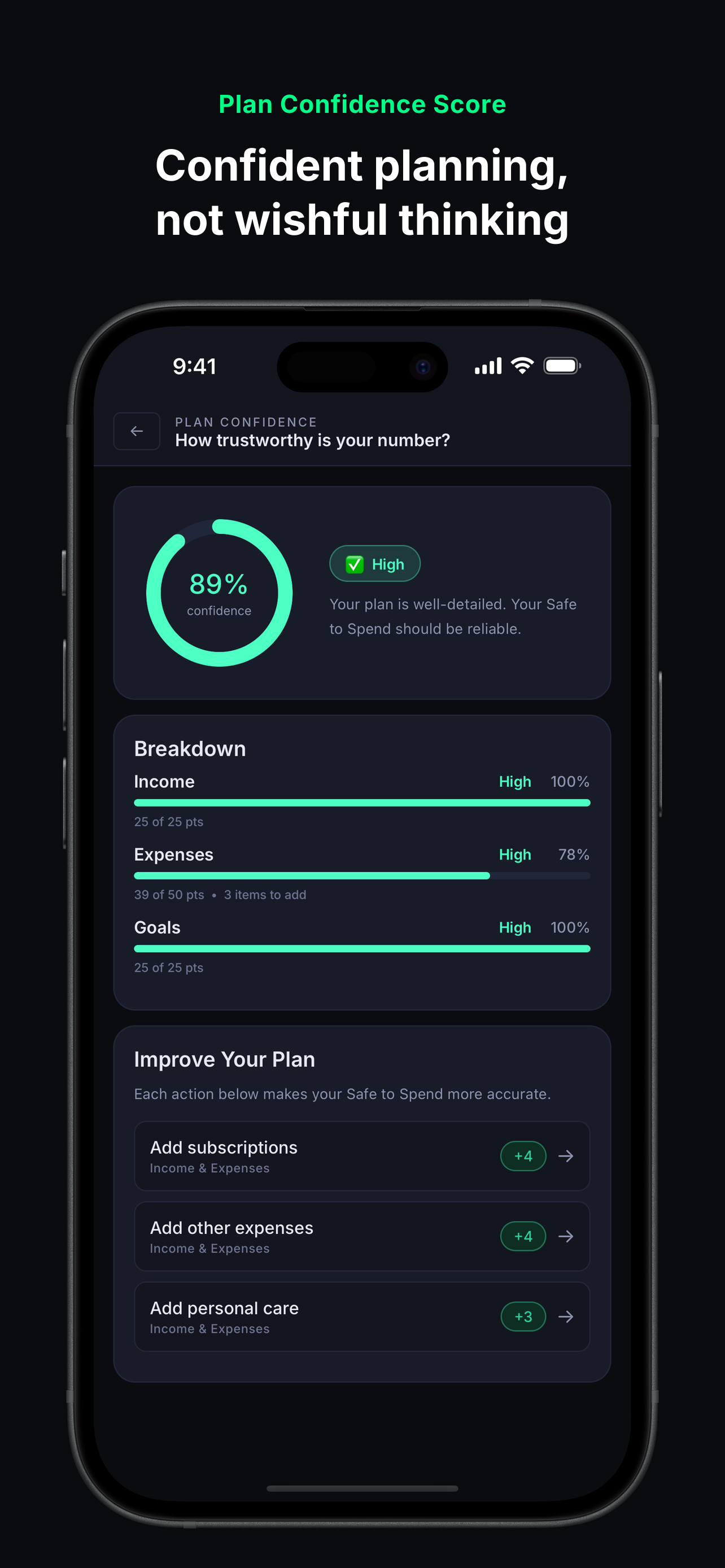 Summa: Safe to Spend screenshot 7
