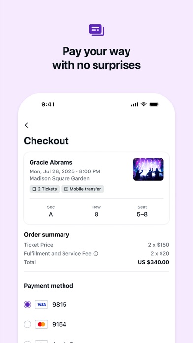 StubHub: Event Tickets Screenshot