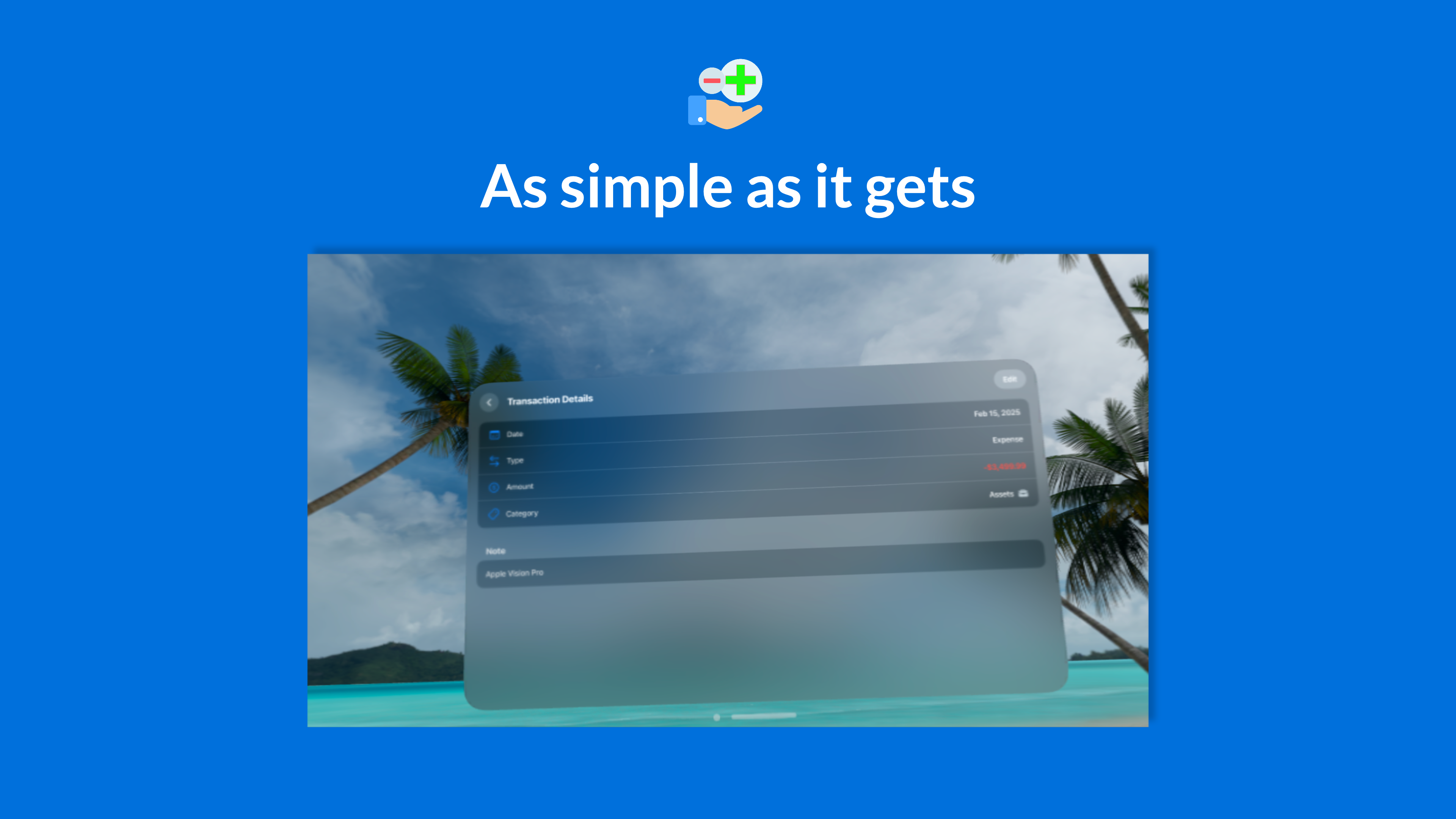 Simple Income Expense Log App