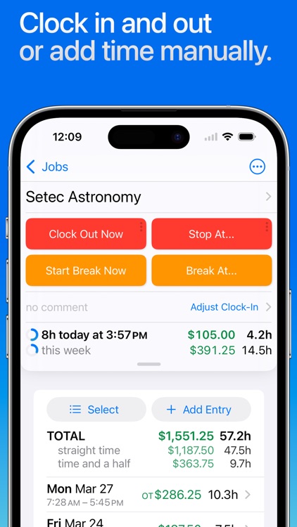 Hours Tracker: Time Tracking