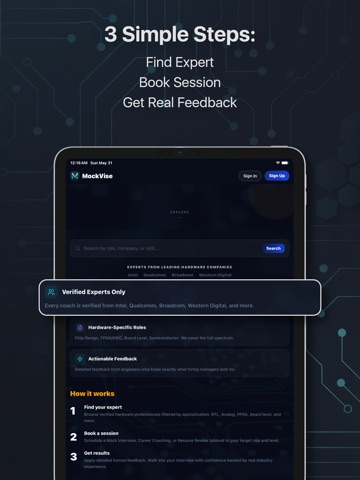 MockVise: Chip Interviews iPad screenshot