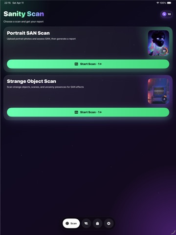 Sanity Scan - Measure Your SAN iPad screenshot