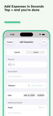 Easy Expenses Tracker 2 iPhone screenshot