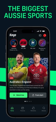 Kayo Sports App Store preview screenshot 9
