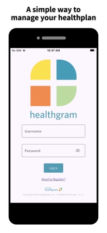 Healthgram App Screenshot 1 of 4