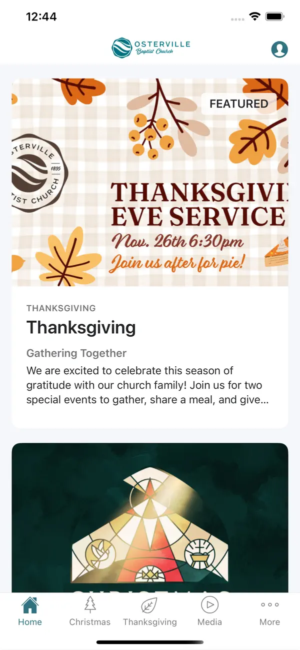 Screenshot #1 pour Osterville Baptist Church
