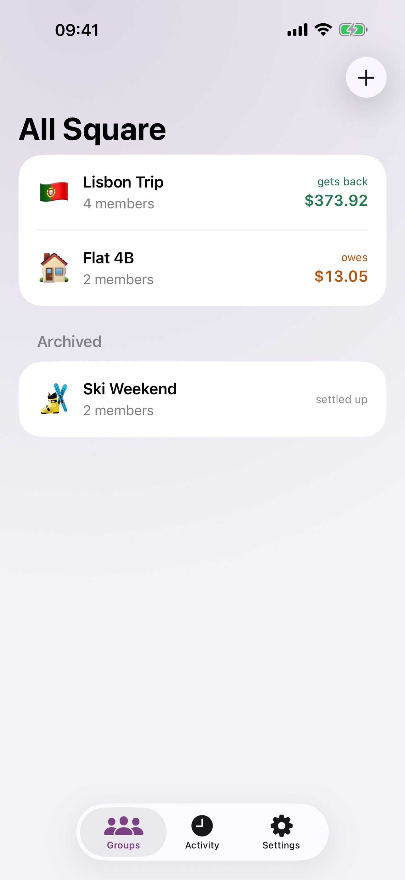 Screenshot 1 of All Square: Split Expenses