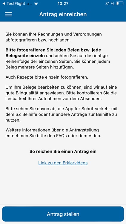 eBeihilfe Bundesbank