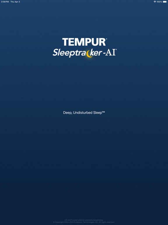 Tempur® Sleeptracker-AI® iPad screenshot 4 - Lifestyle app