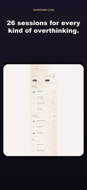 Overthink Less: Calm Mind screenshot 4