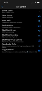 OBS Controller screenshot #3 for iPhone