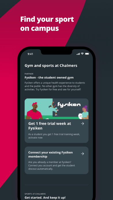 Chalmers Studentkår Screenshot