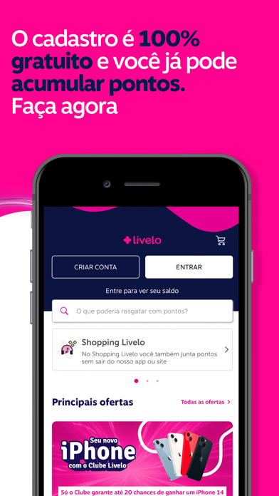 Livelo: trocar pontos, viagens Screenshot