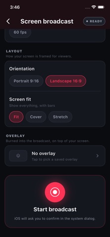 StreamNow: Live Stream Studio Screenshot 2 of 6