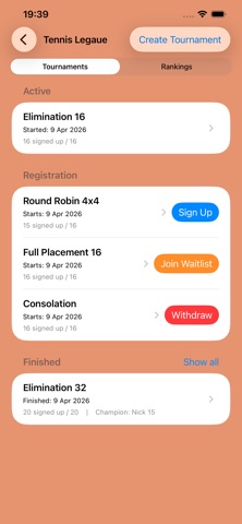 Tennis Set&Play screenshot