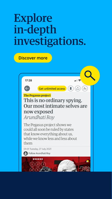 The Guardian - Live World News Screenshot