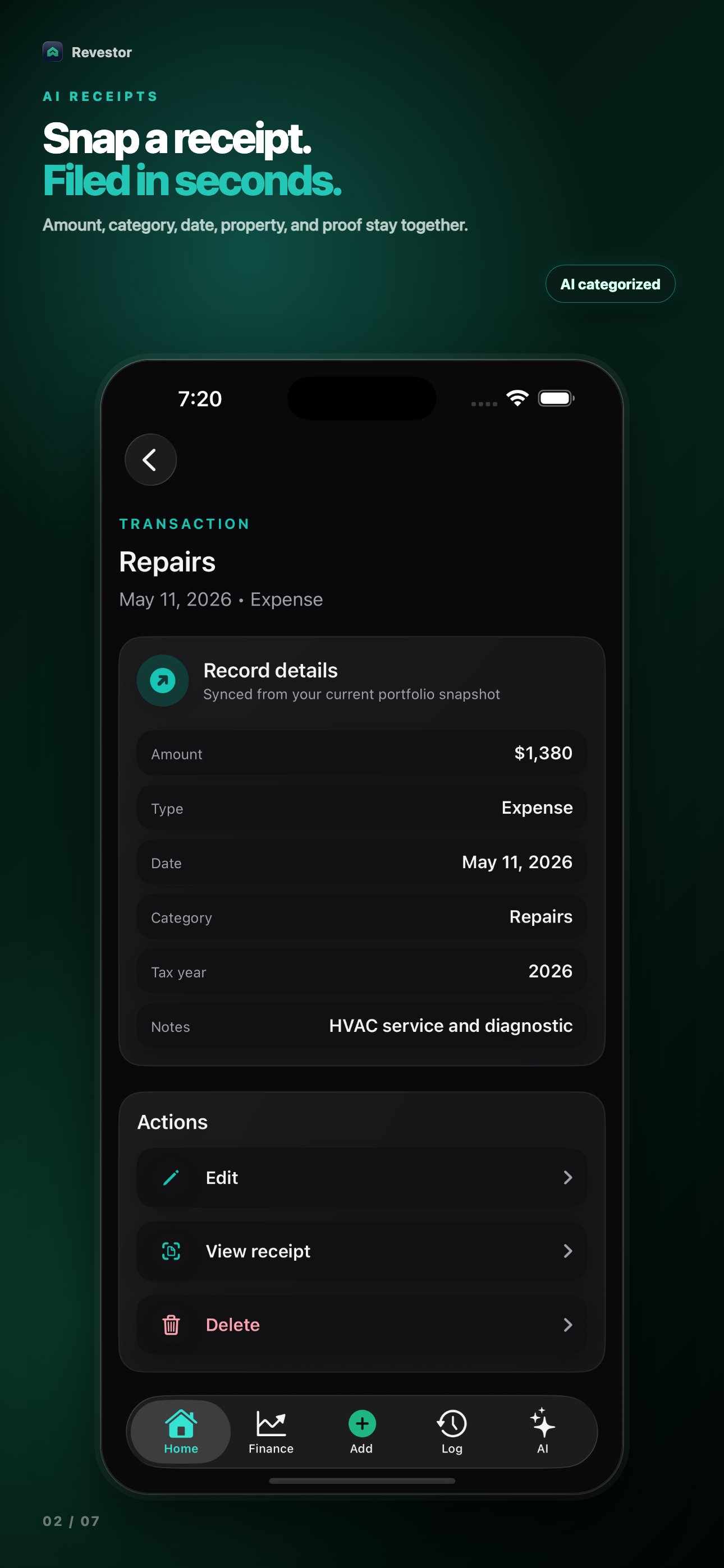 Revestor: Real Estate Finance screenshot 2